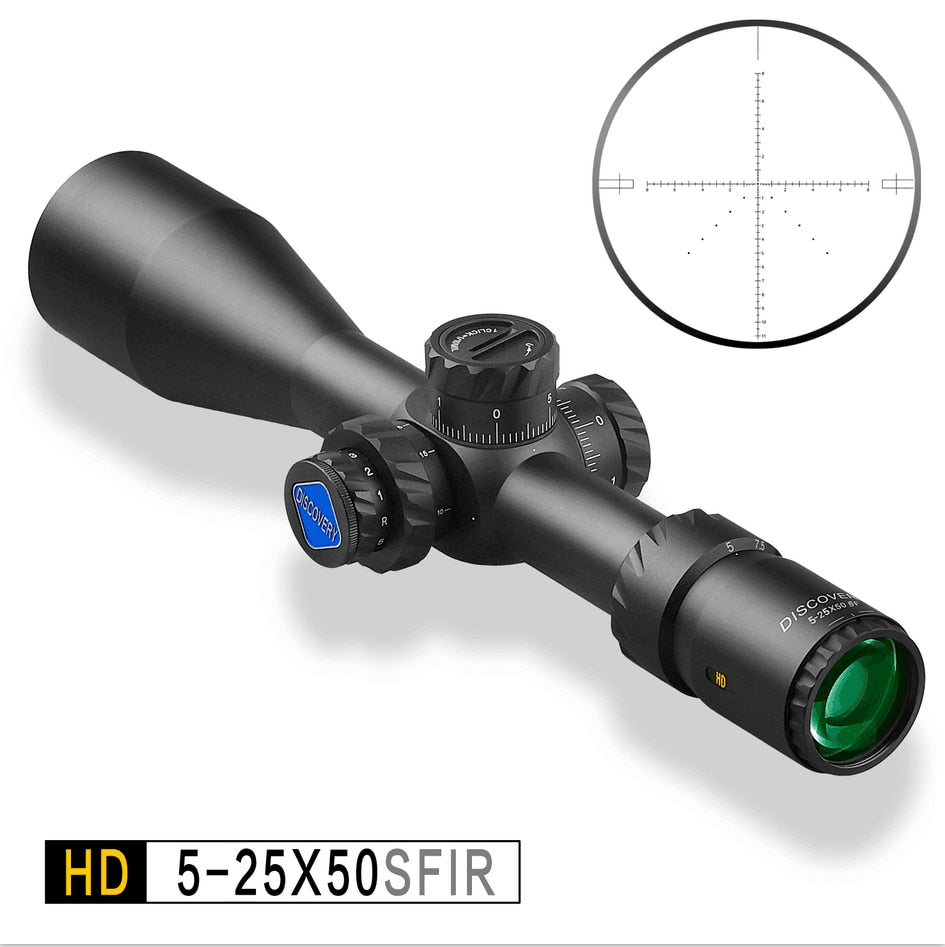 Discovery HD 5-25X50 SFIR DLTW SFP IR-MIL Tactical Optics