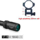 New Discovery Optics VT-R 4-16X42 AOE Tacticle Riflescope Mil Dot Reticle Illuminated Hunting Socpe