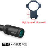 New Discovery Optics VT-R 4-16X42 AOE Tacticle Riflescope Mil Dot Reticle Illuminated Hunting Socpe