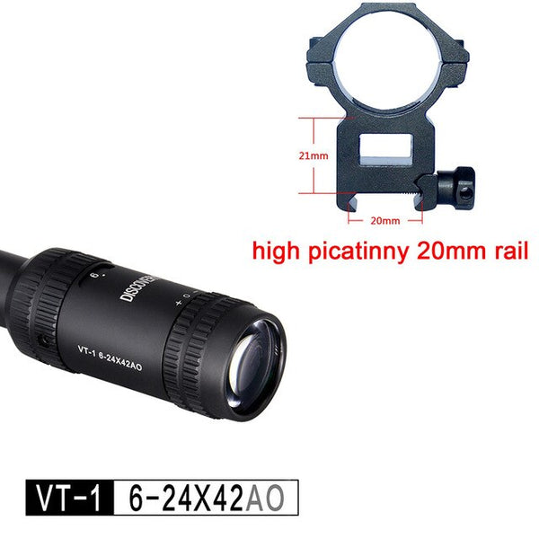 DISCOVERY Optics VT-1 PRO 6-24X42 AO  Riflescope Tactical Long Range Rifle Scope  optical sight