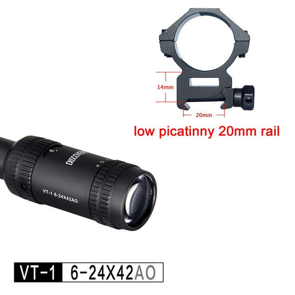 DISCOVERY Optics VT-1 PRO 6-24X42 AO  Riflescope Tactical Long Range Rifle Scope  optical sight