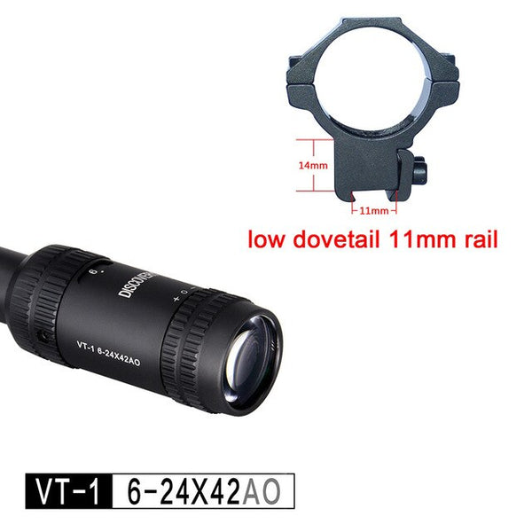 DISCOVERY Optics VT-1 PRO 6-24X42 AO  Riflescope Tactical Long Range Rifle Scope  optical sight