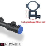 Discovery optical sight HI 4-16X44 SFIR HK reticle rifle scope with Half MIL-DOT reticle Illuminated R&G best for hunting