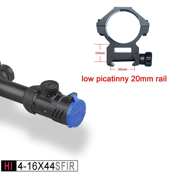 Discovery optical sight HI 4-16X44 SFIR HK reticle rifle scope with Half MIL-DOT reticle Illuminated R&G best for hunting