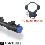 Discovery optical sight HI 4-16X44 SFIR HK reticle rifle scope with Half MIL-DOT reticle Illuminated R&G best for hunting