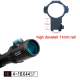 Discovery optical sight HI 4-16X44 SFIR HK reticle rifle scope with Half MIL-DOT reticle Illuminated R&G best for hunting