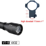 DISCOVERY Hunting Riflescope VT-R 4X32 Long Eye Relief Riflescope With Free Scope Mount