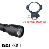 DISCOVERY Hunting Riflescope VT-R 4X32 Long Eye Relief Riflescope With Free Scope Mount