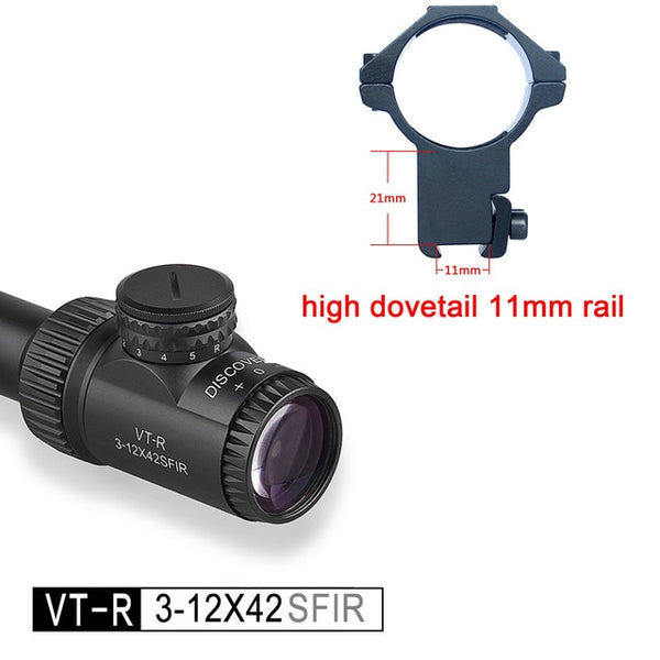Discovery VT-R 3-12X42 SFIR rifle scope new and cheap good quality best selling