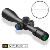 Discovery HD 5-25X50 SFIR DLTW SFP IR-MIL Tactical Optics Riflescope