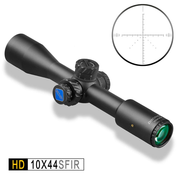 Discovery HD 10x44 SFIR DLTW SFP IR-MIL Riflescope