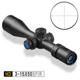 Discovery HD 3-15X50 SFIR DLTW SFP IR-MIL Hunting Scope
