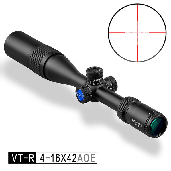 New Discovery Optics VT-R 4-16X42 AOE Tacticle Riflescope Mil Dot Reticle Illuminated Hunting Socpe