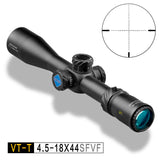 DISCOVERY Hunting Riflescope VT-T 4.5-18X44 SFVF FFP With Rangefinder Reticl Special Phone Mount For airsoft air guns