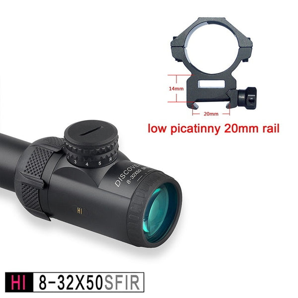 HI 8-32X50SFIR HK SFP IR-MIL Long Range Shooting Riflescope