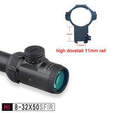 HI 8-32X50SFIR HK SFP IR-MIL Long Range Shooting Riflescope