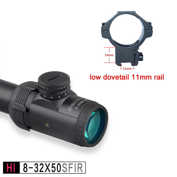 HI 8-32X50SFIR HK SFP IR-MIL Long Range Shooting Riflescope