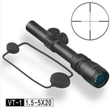 VT-1 PRO 1.5-5X20 Mil dot Reticle optical sight Cheap Hunting Riflescope