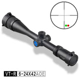 Discovery optical sight VT-R 6-24X42 AOE HMD SFP IR-MIL Long Range Hunting Riflescope collimator scope