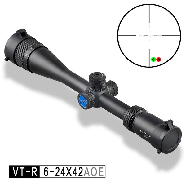 Discovery optical sight VT-R 6-24X42 AOE HMD SFP IR-MIL Long Range Hunting Riflescope collimator scope