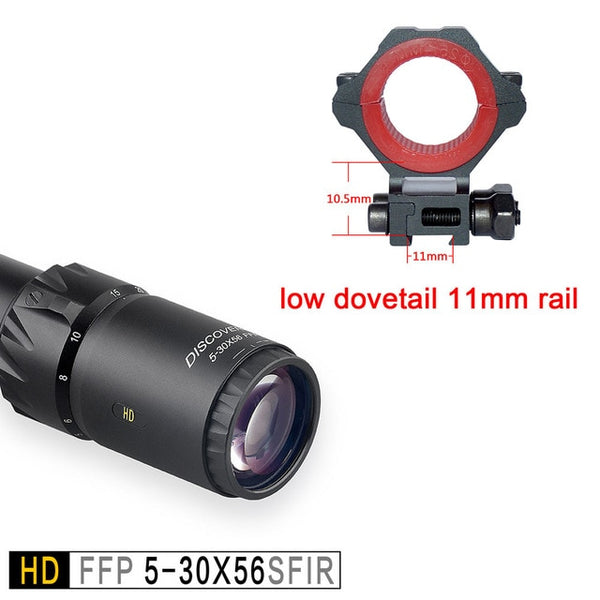 Discovery HD 5-30X56 SFIR Long Range FFP First focal plane Shooting Hunting Riflescope 34mm Tube optical sight collimator scope