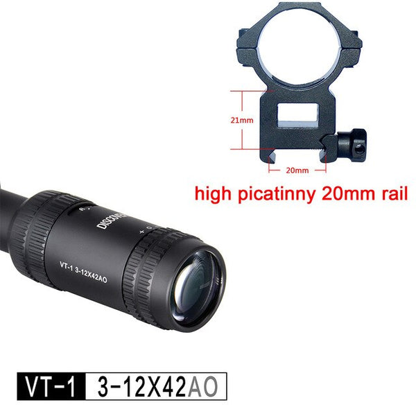 DISCOVERY Optics VT-1 PRO 3-12X42AO Tactical Riflescope For Outdoor Hunting Scope rifle scope optical sight
