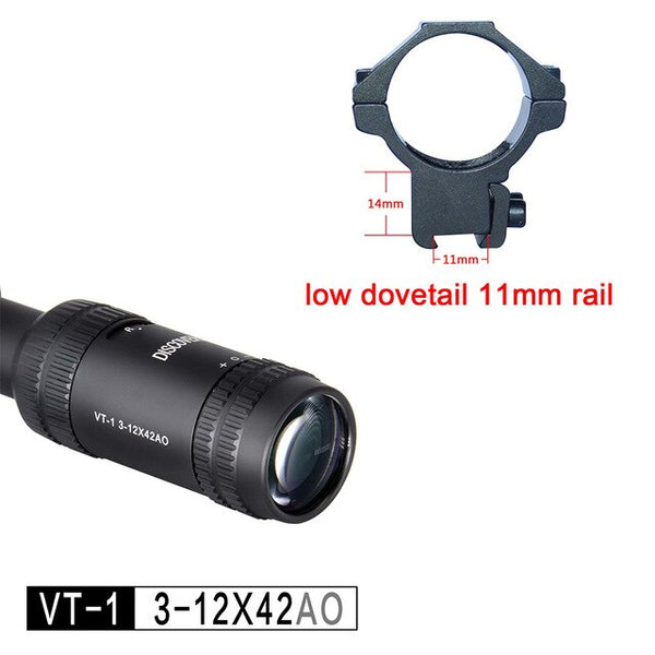 DISCOVERY Optics VT-1 PRO 3-12X42AO Tactical Riflescope For Outdoor Hunting Scope rifle scope optical sight