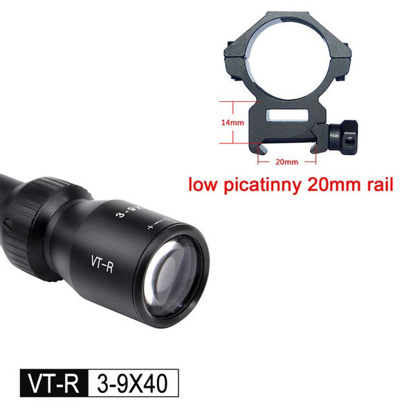 DISCOVERY Optics VT-R 3-9X40 Mil dot Reticle riflescopes optics Rifle scope optical sight With Free Scope Mount