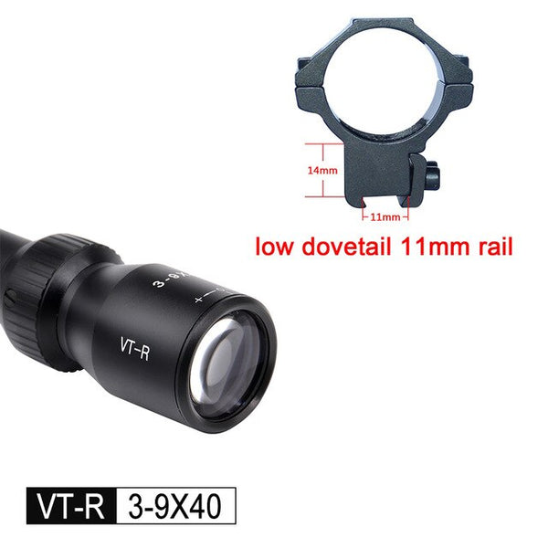 DISCOVERY Optics VT-R 3-9X40 Mil dot Reticle riflescopes optics Rifle scope optical sight With Free Scope Mount